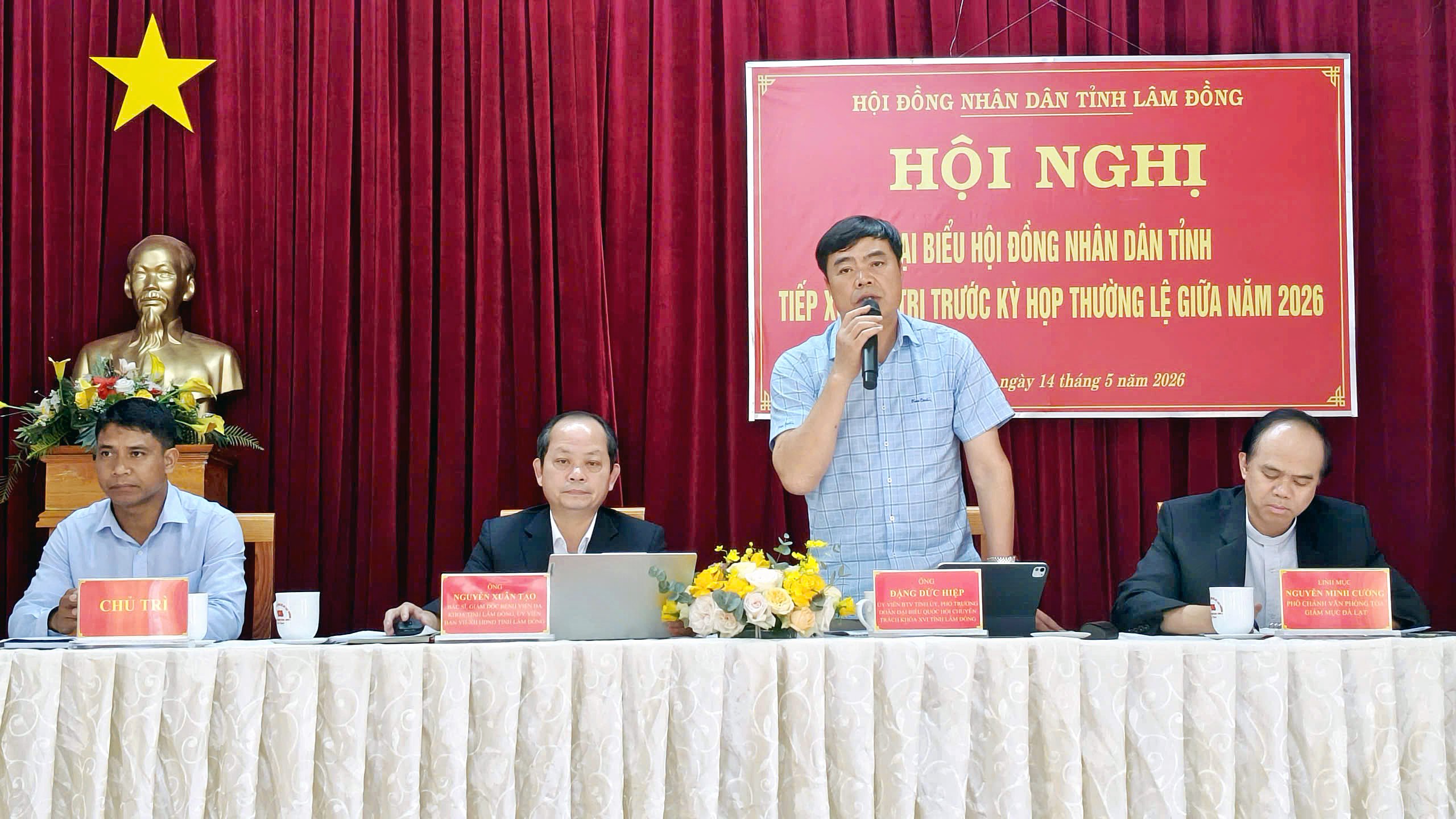 Đại biểu HĐND tỉnh Lâm Đồng tiếp xúc cử tri xã Lạc Dương trước Kỳ họp thường lệ giữa năm 2026.