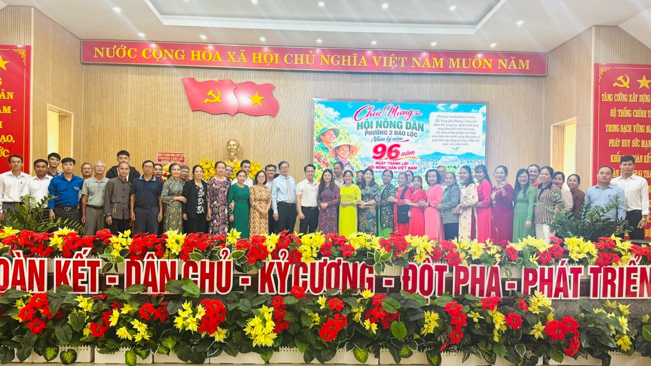 Phường 2 Bảo Lộc: Kỷ niệm 96 năm ngày thành lập Hội nông dân Việt Nam