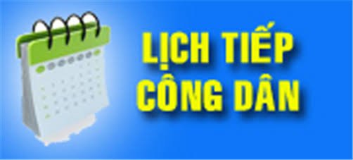 THÔNG BÁO LỊCH TIẾP CÔNG DÂN CỦA CHỦ TỊCH UBND XÃ 