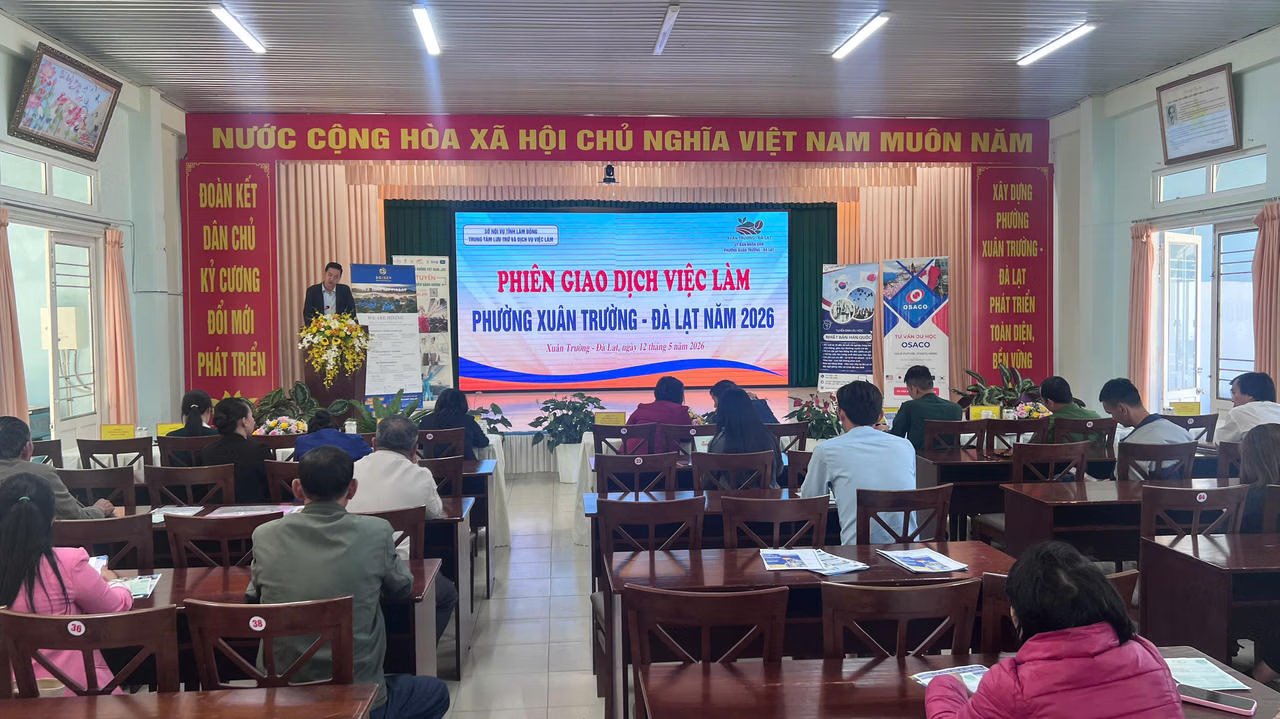 Tổ chức phiên giao dịch việc làm tại phường Xuân Trường – Đà Lạt