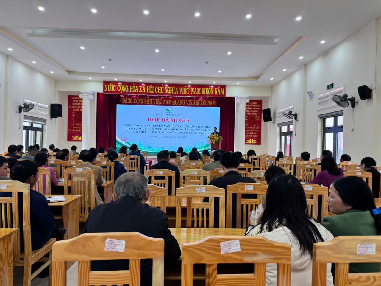 Hội nghị Sơ kết 6 tháng về BHXH, BHYT gắn với mục tiêu an sinh xã hội tại 17 Tổ dân phố
