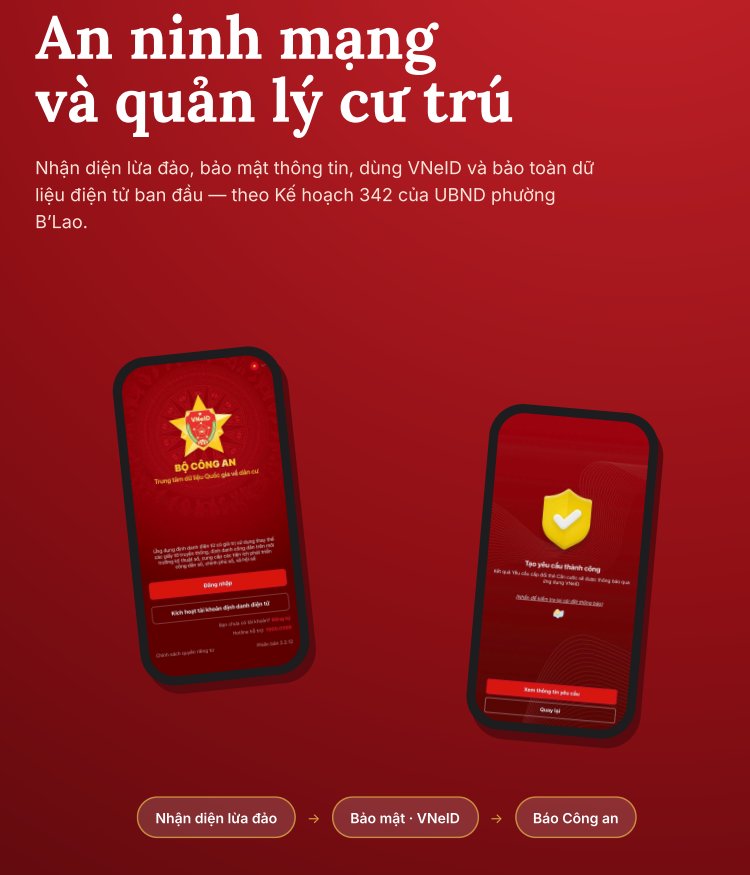 An ninh mạng và quản lý cư trú