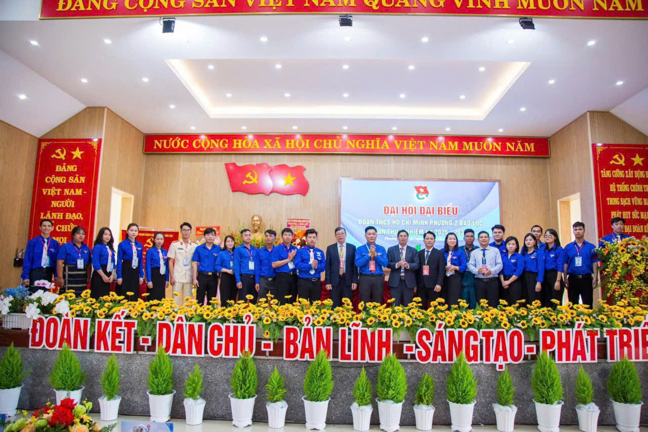 ĐẠI HỘI ĐẠI BIỂU ĐOÀN TNCS HỒ CHÍ MINH PHƯỜNG 2 BẢO LỘC LẦN THỨ I, NHIỆM KỲ 2025 – 2030 