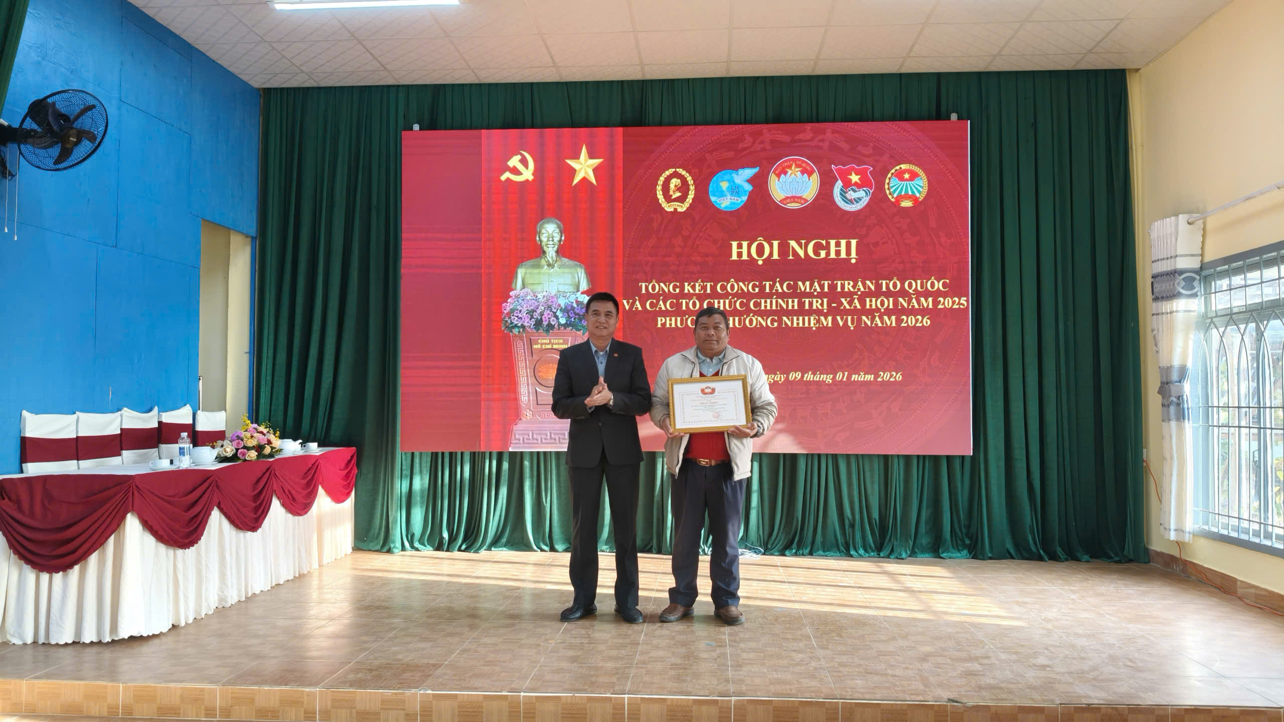 Xã Lạc Dương: Tổng kết công tác Mặt trận và các Đoàn thể chính trị - Xã hội năm 2025