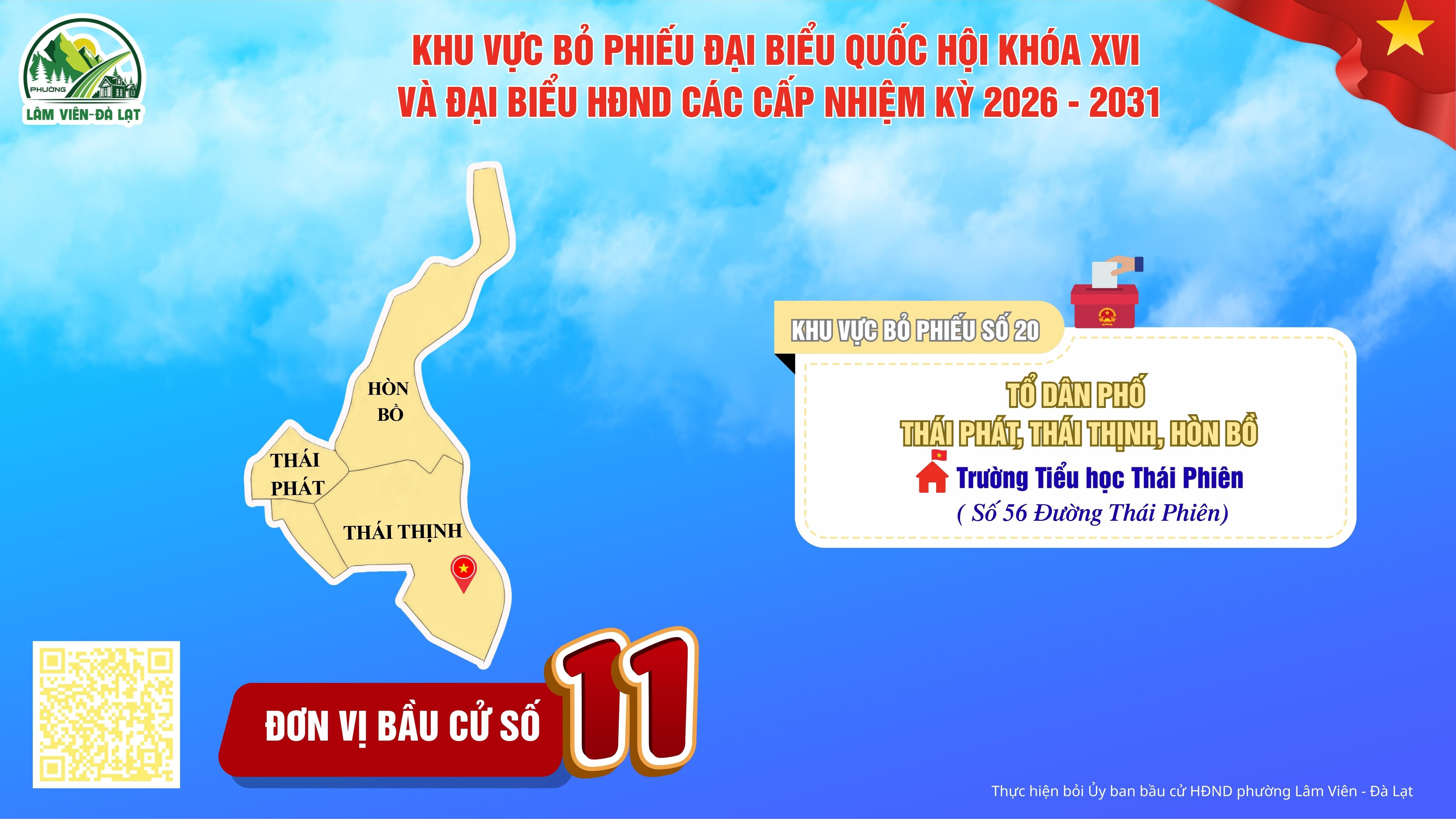 DANH SÁCH CHÍNH THỨC NHỮNG NGƯỜI ỨNG CỬ ĐẠI BIỂU HỘI ĐỒNG NHÂN DÂN PHƯỜNG LÂM VIÊN - ĐÀ LẠT, NHIỆM KỲ 2026 - 2031 TẠI ĐƠN VỊ BẦU CỬ SỐ 11