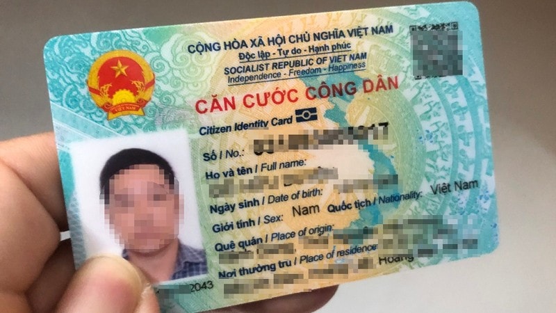 Ba bước đổi thẻ Căn cước trên VNeID theo đơn vị hành chính mới