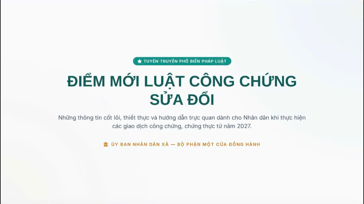 ĐIỂM MỚI LUẬT CÔNG CHỨNG SỬA ĐỔI