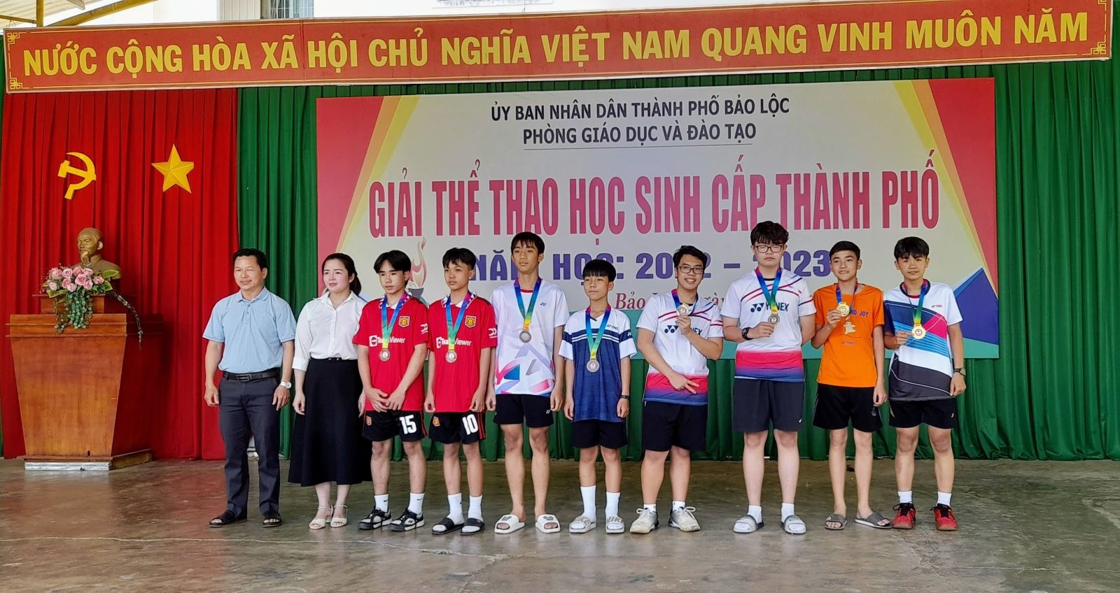 Bế mạc giải thể thao cấp thành phố dành cho học sinh năm học 2022-2023