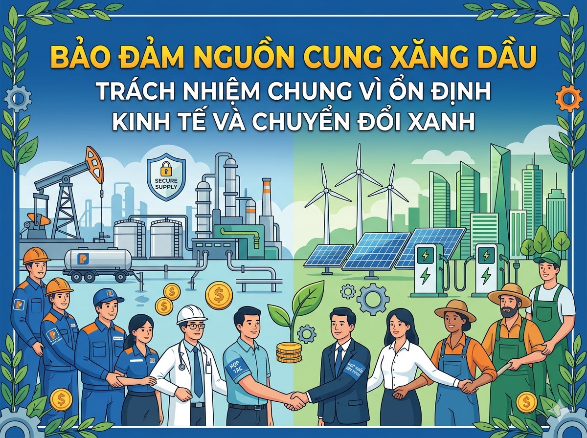 Bảo đảm nguồn cung xăng dầu – Trách nhiệm chung vì ổn định kinh tế và chuyển đổi xanh