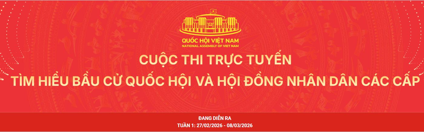 Tham gia cuộc thi trực tuyến tìm hiểu Bầu cử Quốc hội và Hội đồng nhân dân các cấp