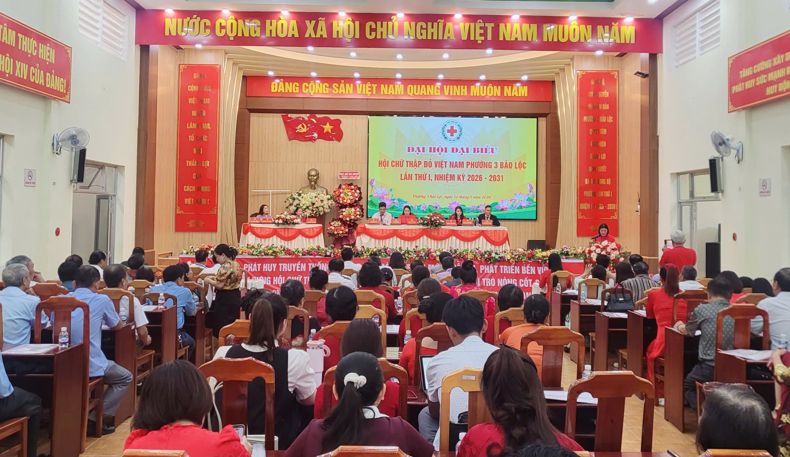 Đại hội đại biểu Hội Chữ thập đỏ phường 3 Bảo Lộc lần thứ I, nhiệm kỳ 2026-2031