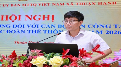 XÃ THUẬN HẠNH TỔ CHỨC TẬP HUẤN, BỒI DƯỠNG NÂNG CAO CHẤT LƯỢNG CÁN BỘ MẶT TRẬN VÀ CÁC ĐOÀN THỂ THÔN, BẢN NĂM 2026