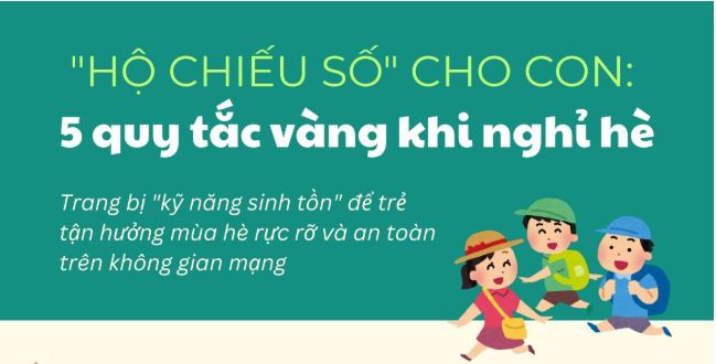 "Hộ chiếu số" cho con: 5 quy tắc vàng khi nghỉ hè