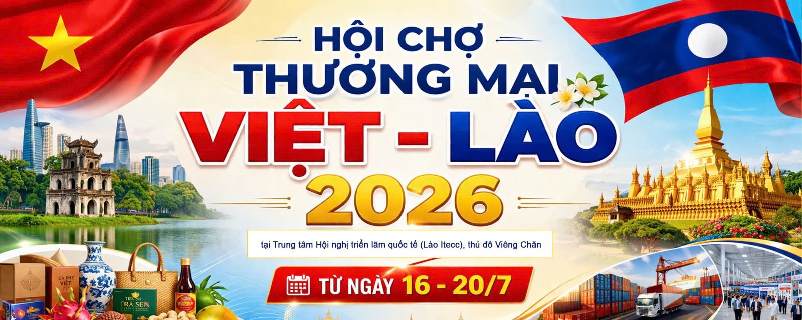 Thông báo mời tham dự hội chợ thương mại việt - lào năm 2026