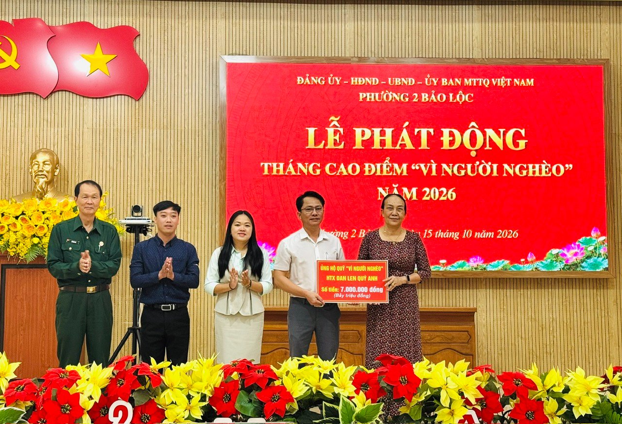 Phường 2 Bảo Lộc chung tay vì người nghèo, không để ai bị bỏ lại phía sau