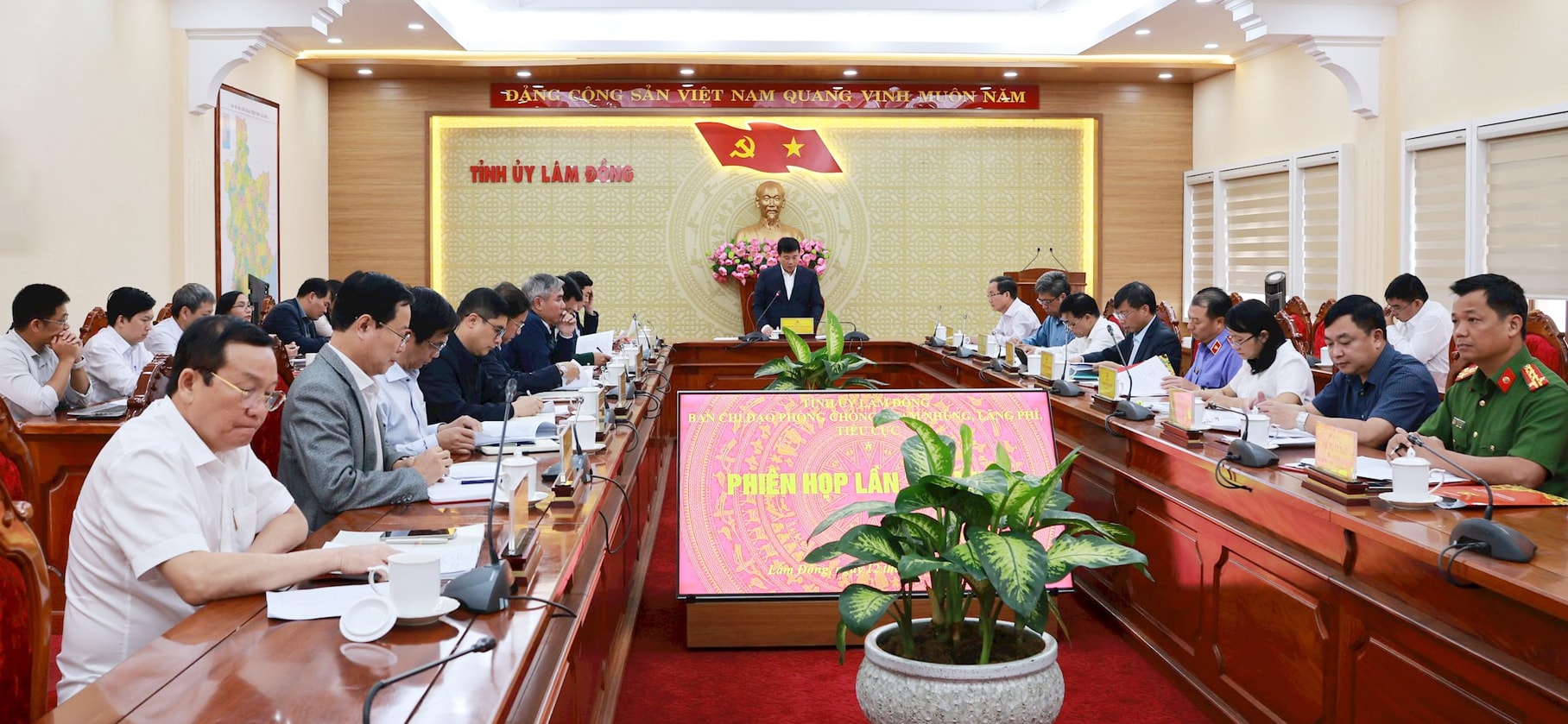Phiên họp thứ Nhất của Ban Chỉ đạo Phòng, chống tham nhũng, lãng phí, tiêu cực tỉnh Lâm Đồng