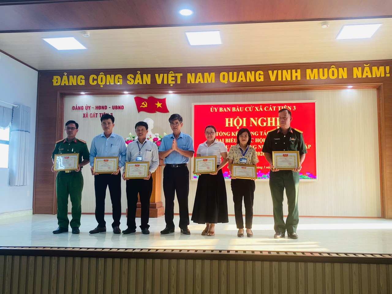 Cát Tiên 3 tổng kết công tác bầu cử đại biểu Quốc hội khoá XVI và đại biểu Hội đồng Nhân dân các cấp nhiệm kỳ 2026 – 2031