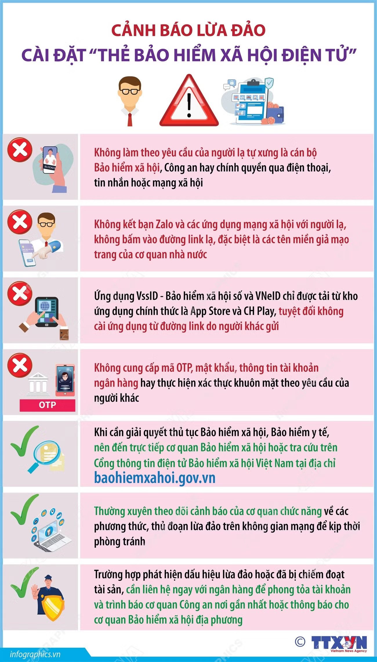 Cảnh báo lừa đảo cài đặt “thẻ Bảo hiểm xã hội điện tử”
