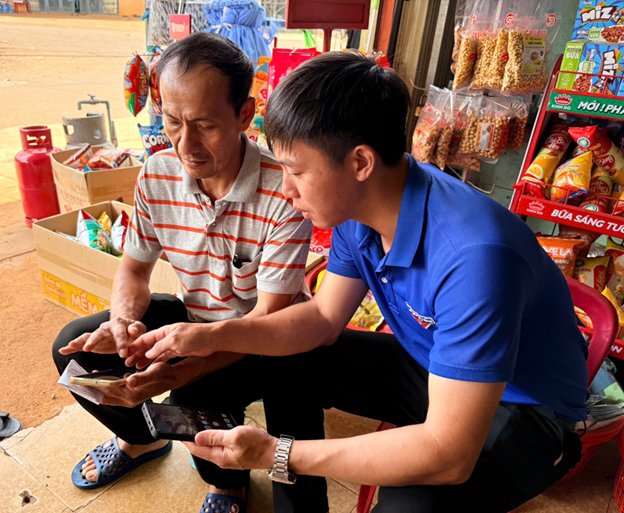 Quảng Trực đẩy mạnh sử dụng Nền tảng Bình dân học vụ số