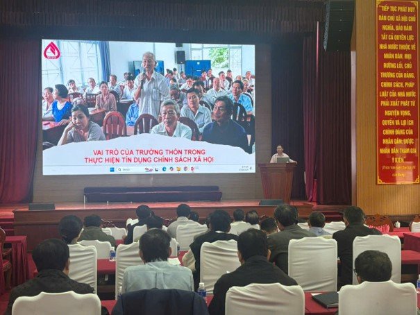 Phòng giao dịch NHCSXH Đơn Dương tổ chức tập huấn nghiệp vụ cho 50 trưởng thôn