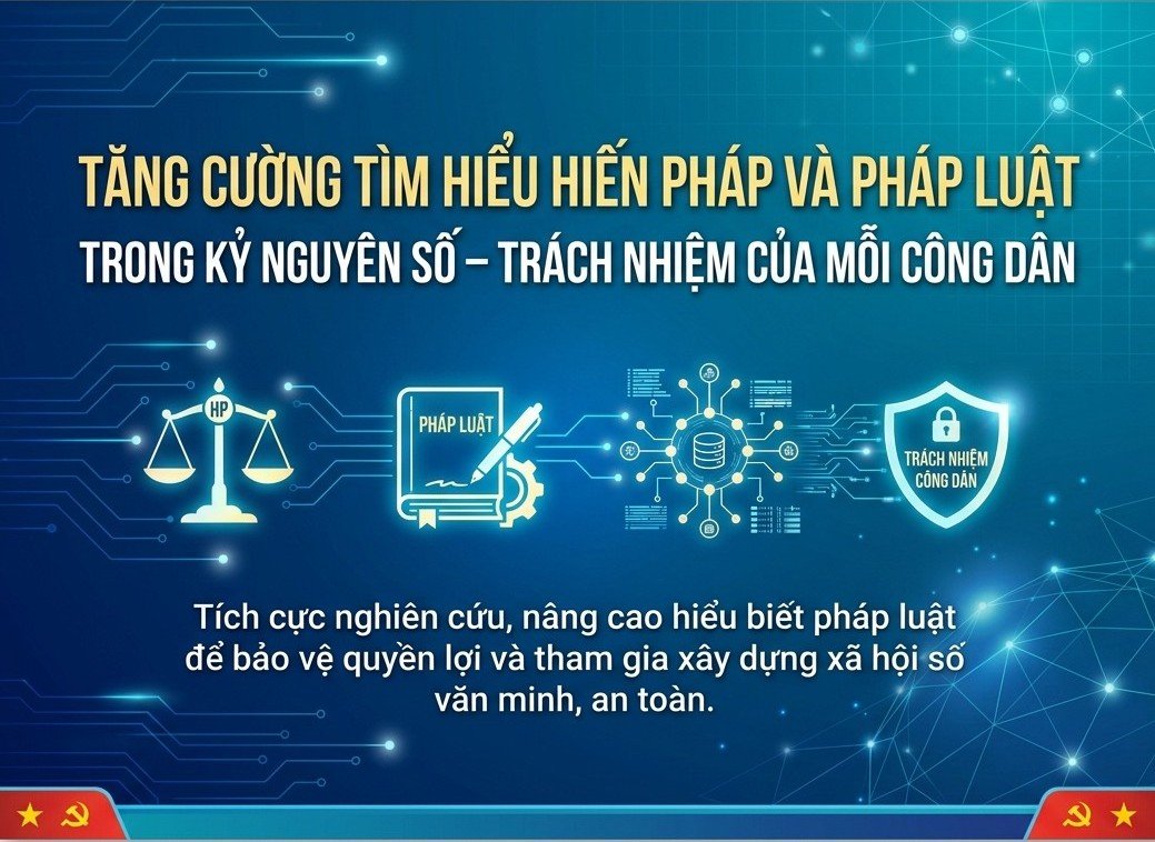 Tăng cường tìm hiểu Hiến pháp và pháp luật trong kỷ nguyên số – Trách nhiệm của mỗi công dân