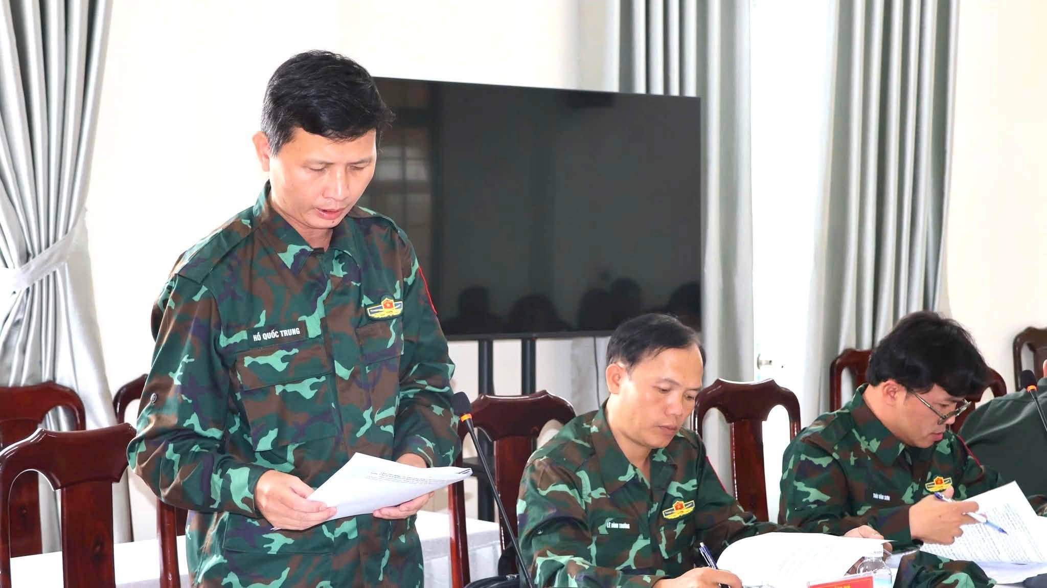 Đảng ủy, HĐND, UBND, UBMTTQVN xã và các tổ chức chính trị xã hội, Ban CHQS xã và Công an xã tổ chức luyện tập lần 2 các nội dung diễn tập tác chiến phòng thủ xã năm 2026