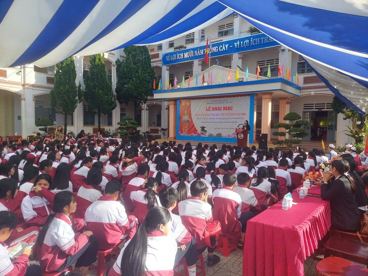 PHƯỜNG LANG BIANG - ĐÀ LẠT TỔ CHỨC LỄ KHAI MẠC “TUẦN LỄ HƯỞNG ỨNG HỌC TẬP SUỐT ĐỜI NĂM 2026”
