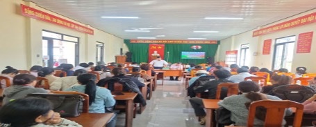 XÃ D’RAN TIẾP TỤC NÂNG CAO CHẤT LƯỢNG TÍN DỤNG TẠI ĐIỂM GIAO DỊCH