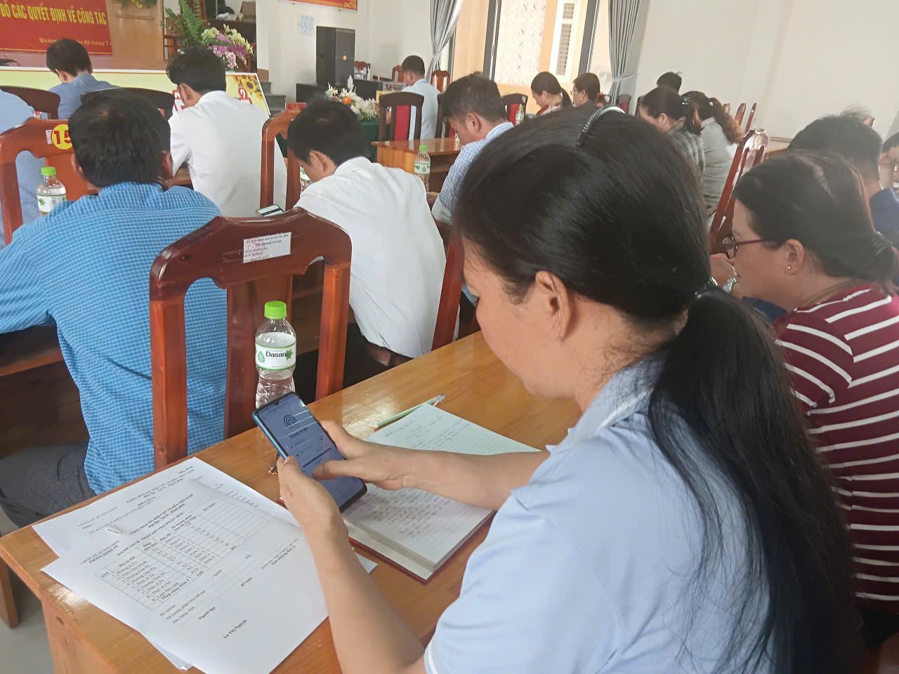 Xã Quảng Hòa: Lễ phát động phong trào “Bình dân học vụ số”