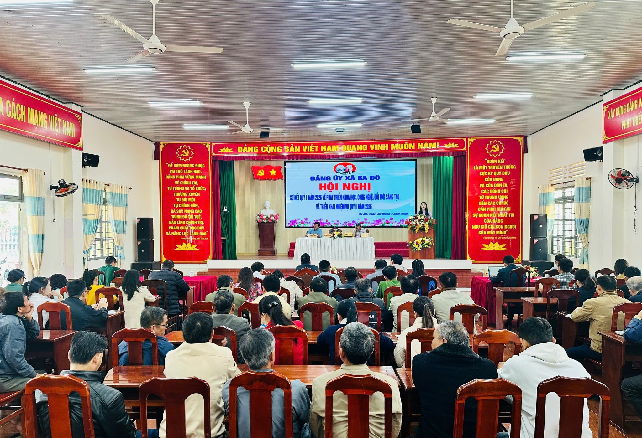 XÃ KA ĐÔ SƠ KẾT QUÝ I NĂM 2026 VỀ PHÁT TRIỂN KHOA HỌC, CÔNG NGHỆ, ĐỔI MỚI SÁNG TẠO VÀ CHUYỂN ĐỔI SỐ 