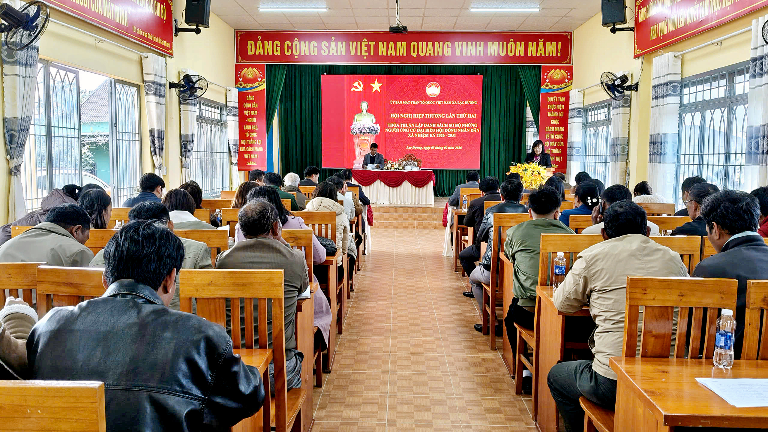 Ủy ban MTTQ Việt Nam xã Lạc Dương tổ chức Hội nghị hiệp thương lần thứ hai