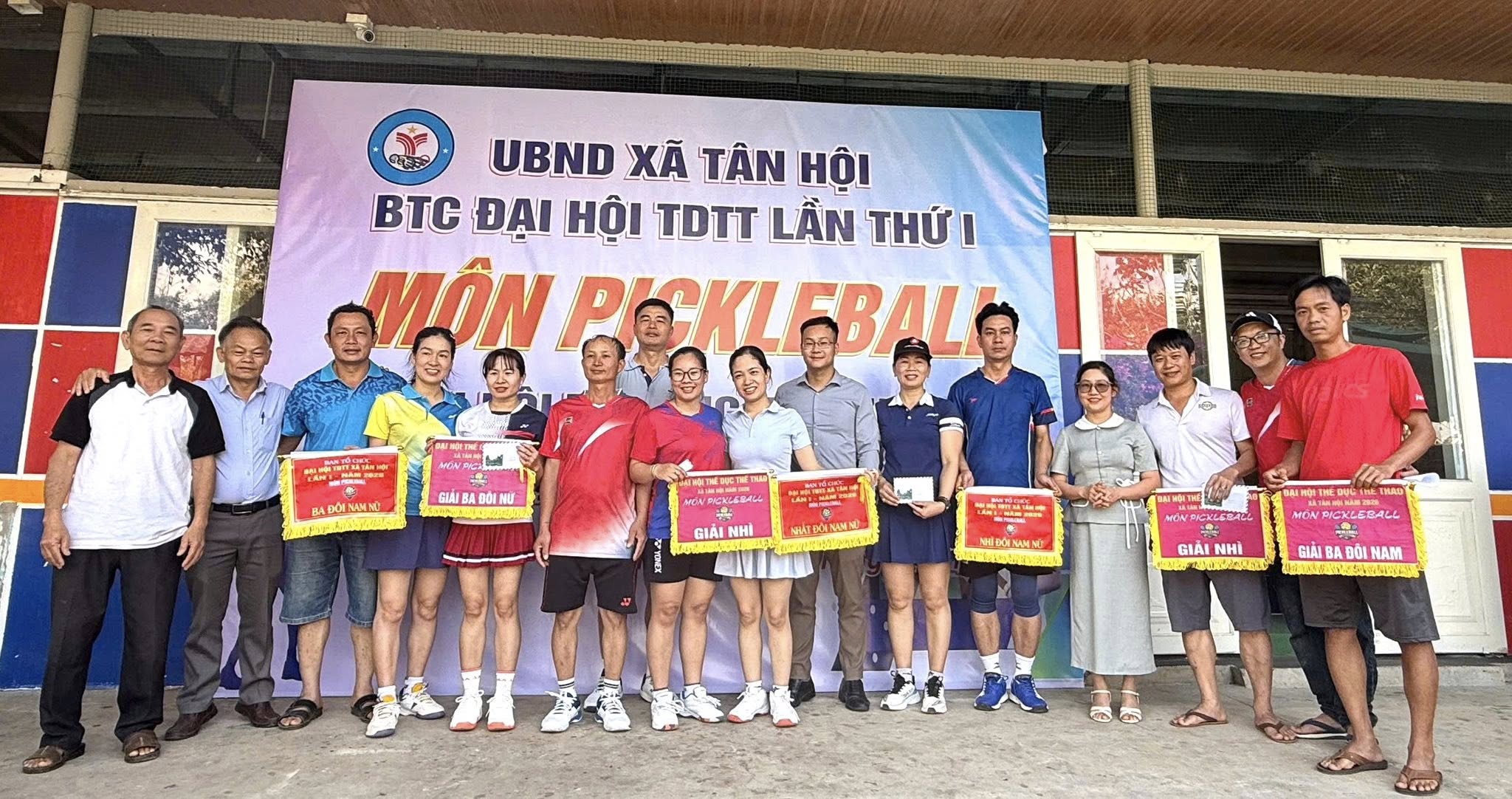 GIẢI PICKLEBALL ĐẠI HỘI THỂ DỤC THỂ THAO XÃ TÂN HỘI LẦN THỨ I - NĂM 2026