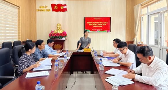 Phiên họp thường kỳ tháng 5 của Thường trực HĐND xã Quảng Trực khóa XIII, nhiệm kỳ 2026 - 2031