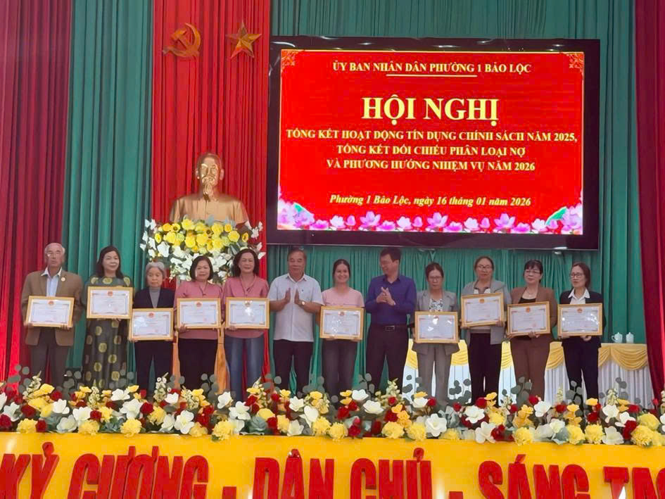 Hội nghị tổng kết hoạt động tín dụng chính sách năm 2025, công tác đối chiếu phân loại nợ và phương hướng, nhiệm vụ năm 2026