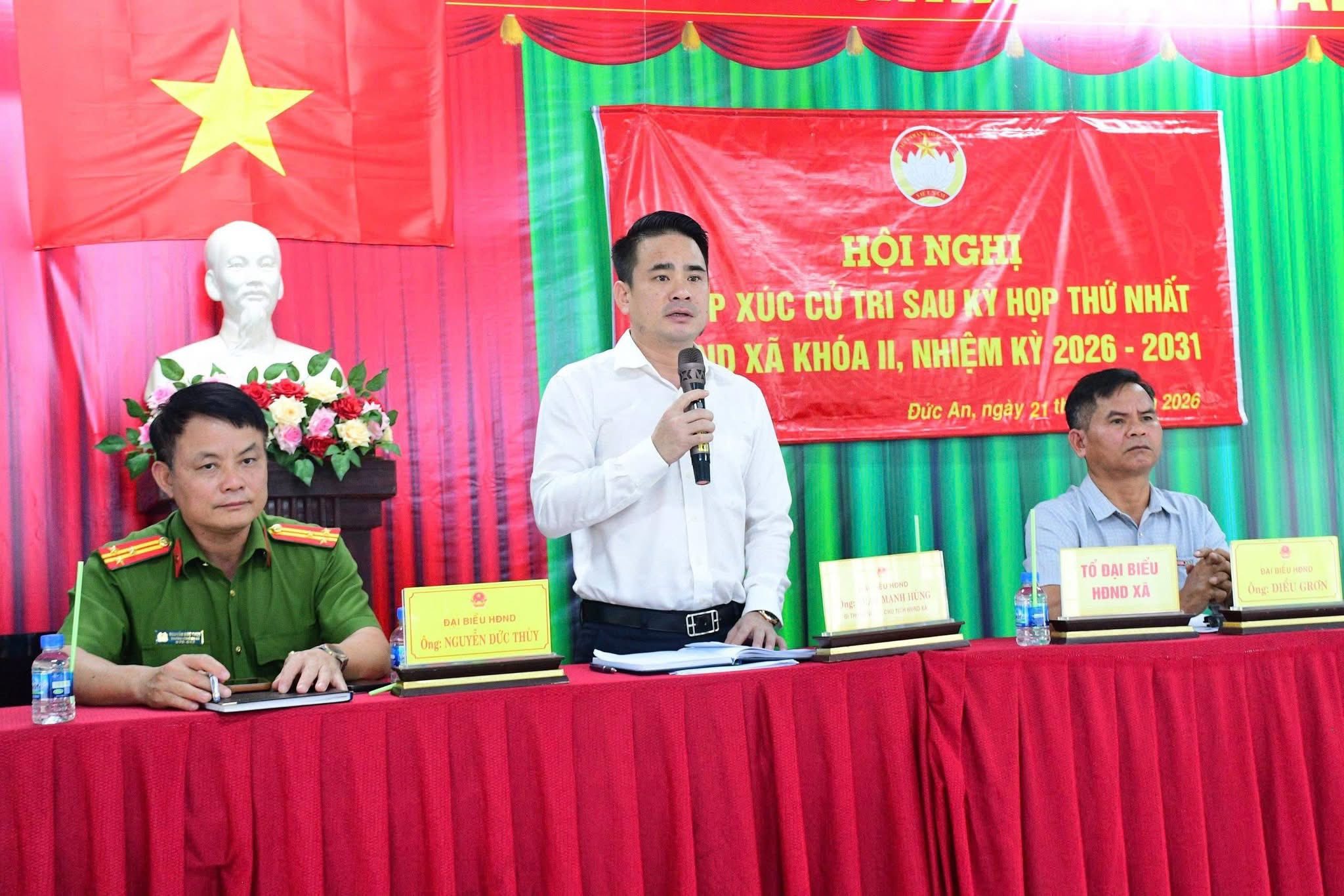 Xã Đức An: Tiếp xúc cử tri sau Kỳ họp thứ nhất HĐND xã khóa II, nhiệm kỳ 2026–2031 