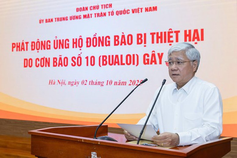 Lời kêu gọi hưởng ứng tham gia ủng hộ giúp đỡ đồng bào khắc phục thiệt hại do cơn bão số 10 gây ra