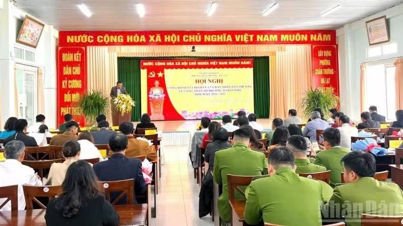 Công nhận các tổ trưởng dân phố tại phường Xuân Trường-Đà Lạt