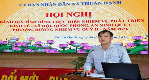 🌸🌿 HỘI NGHỊ ĐÁNH GIÁ TÌNH HÌNH THỰC HIỆN NHIỆM VỤ QUÝ I, TRIỂN KHAI NHIỆM VỤ QUÝ II NĂM 2026 🌿🌸