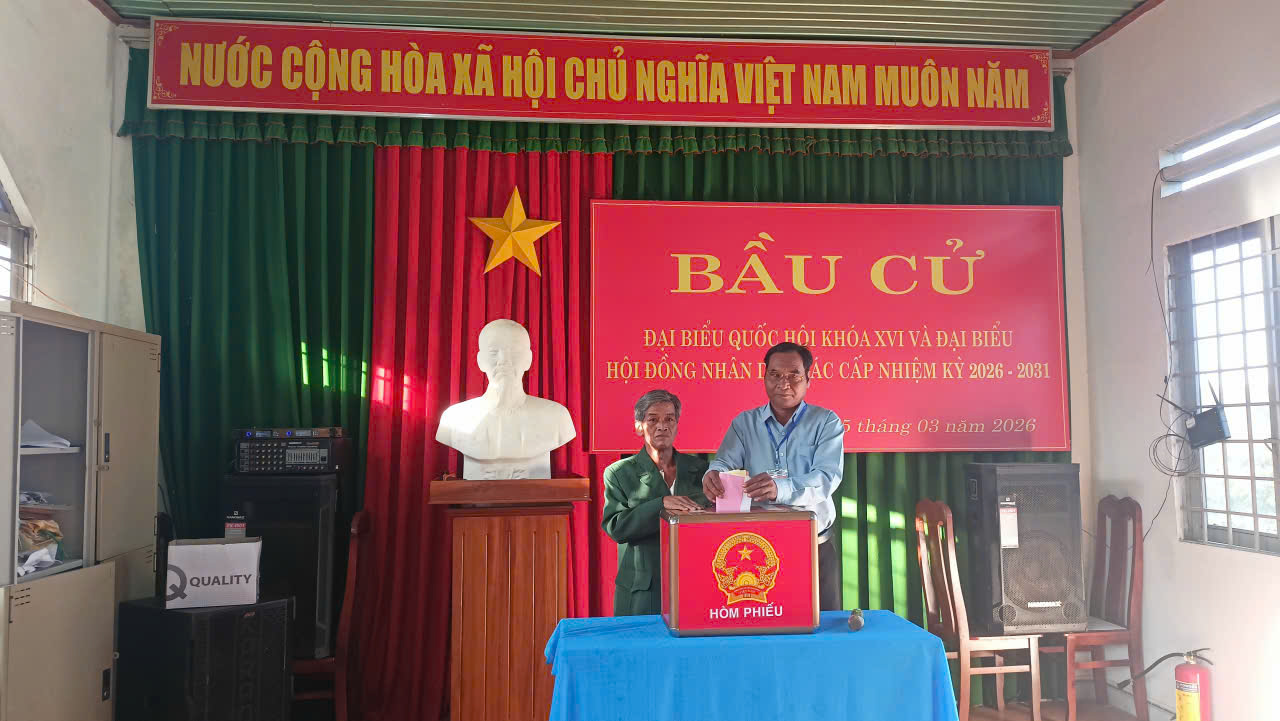 Cát Tiên 3: Sự đồng thuận cao của cử tri trong ngày bầu cử Quốc hội khóa XVI và HĐND các cấp nhiệm kỳ 2026 – 2031