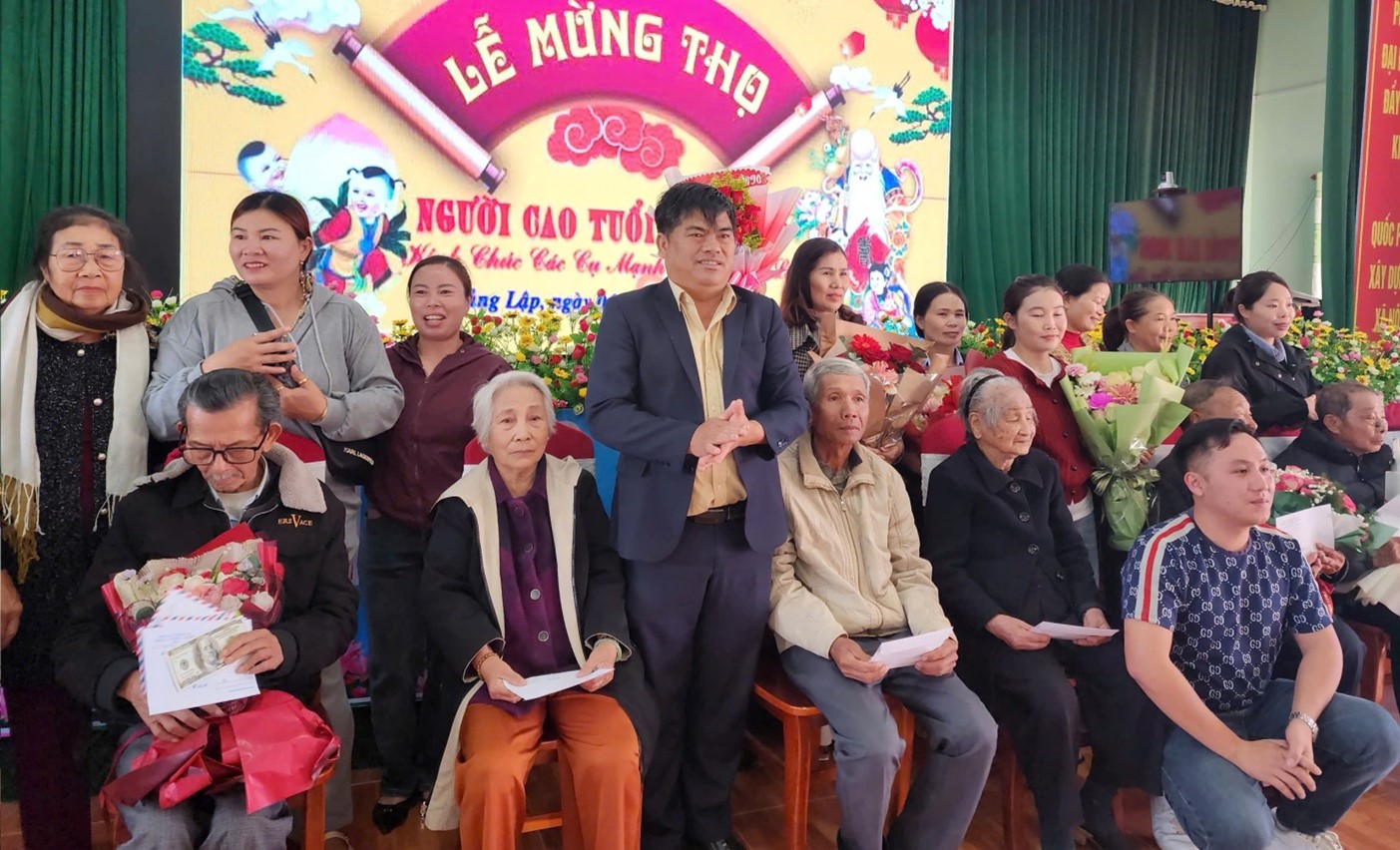 QUẢNG LẬP TỔ CHỨC LỄ CHÚC THỌ, MỪNG THỌ NGƯỜI CAO TUỔI NHÂN DỊP TẾT NGUYÊN ĐÁN BÍNH NGỌ NĂM 2026