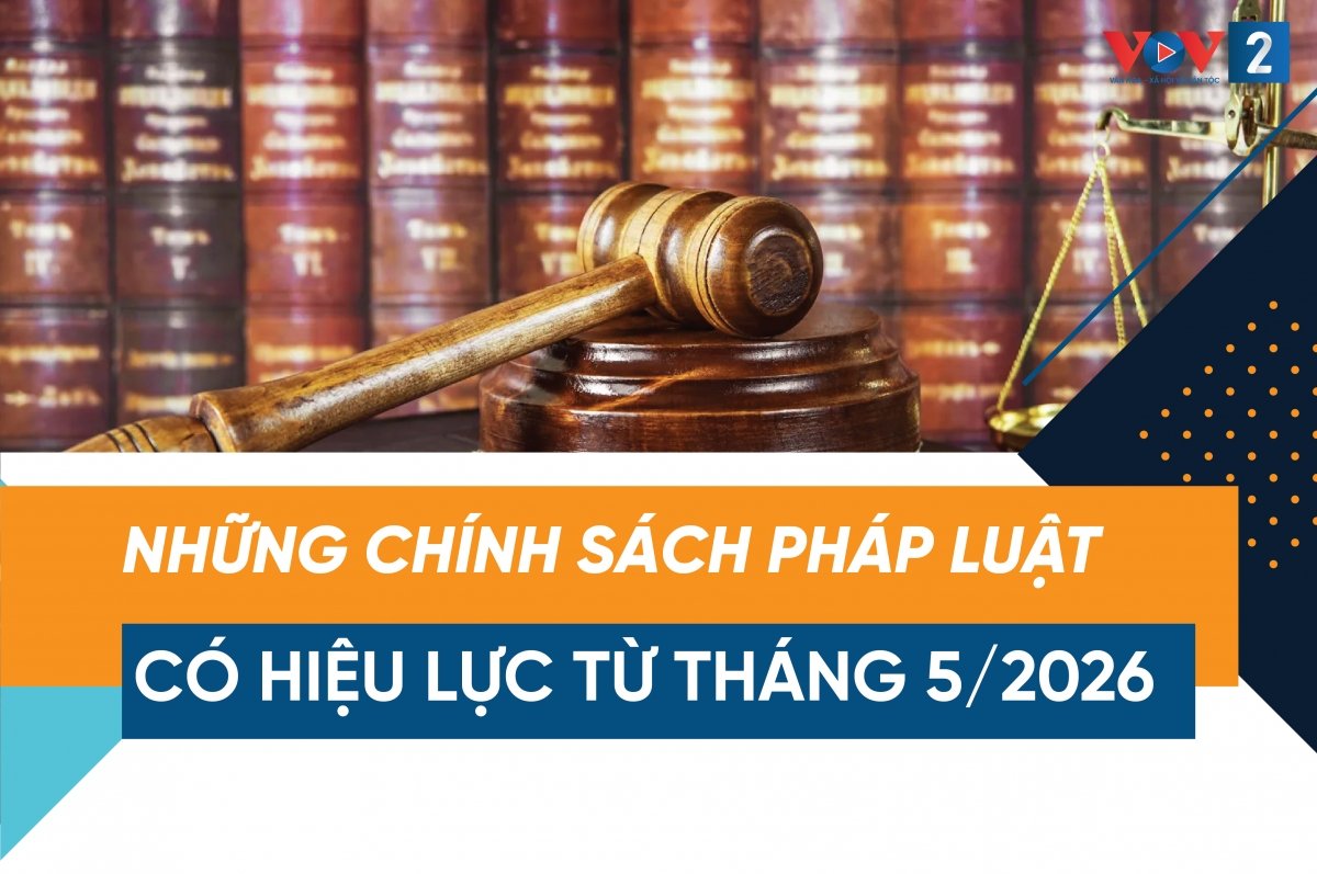 Chính sách mới có hiệu lực từ tháng 5/ 2026