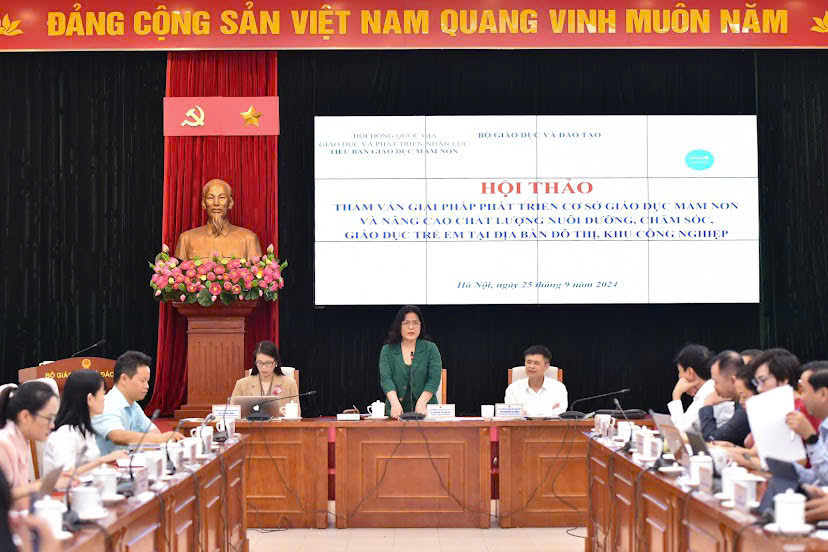 Nâng cao chất lượng nuôi dưỡng, chăm sóc, giáo dục trẻ mầm non địa bàn đô thị, khu công nghiệp