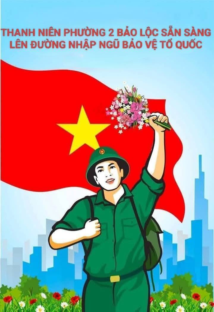 LÁ ĐƠN THỨ 34 TÌNH NGUYỆN NHẬP NGŨ NĂM 2026 CỦA THANH NIÊN PHƯỜNG 2 BẢO LỘC, TỈNH LÂM ĐỒNG