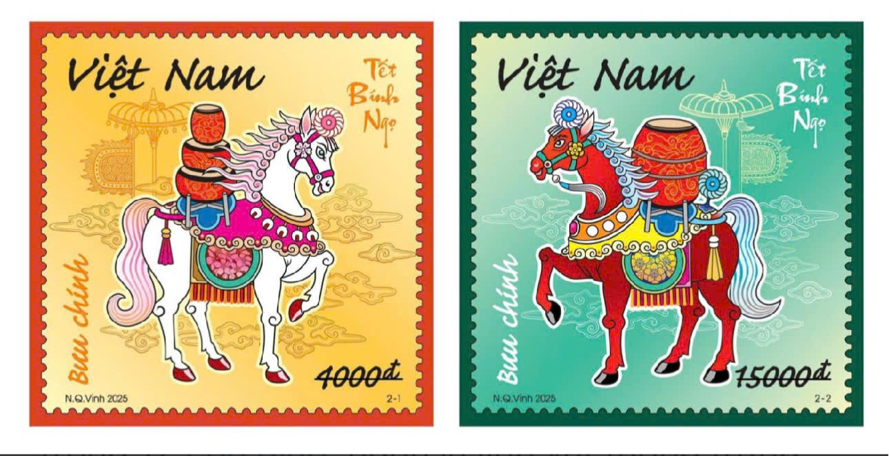 Ra mắt bộ tem 'Tết Bính Ngọ'  nhân dịp Tết Nguyên đán 2026