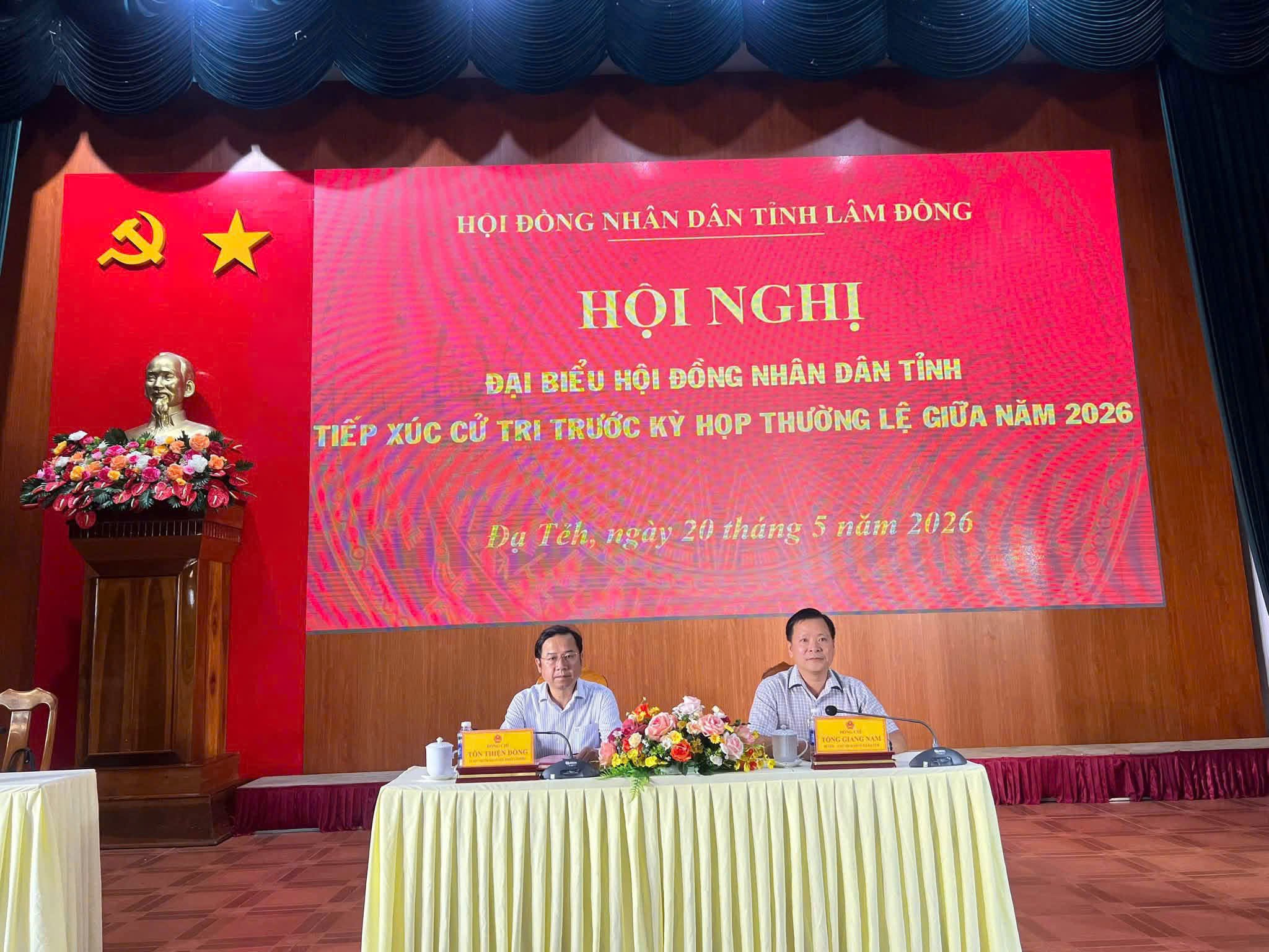 Đại biểu HĐND tỉnh Lâm Đồng tiếp xúc cử tri trước kỳ họp thừng lệ giữa năm 2026 tại xã Đạ Tẻh
