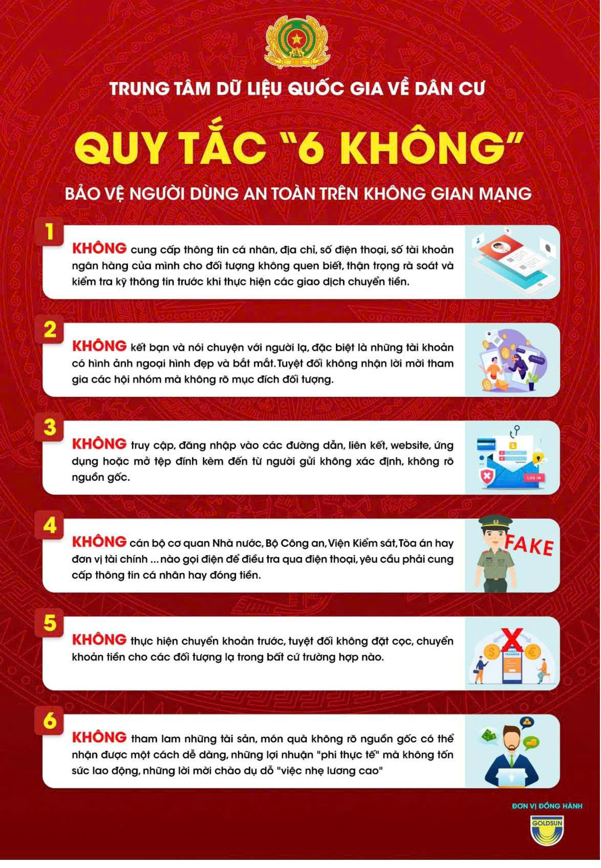 Quy tắc 6 Không bảo vệ an toàn cho người mạng