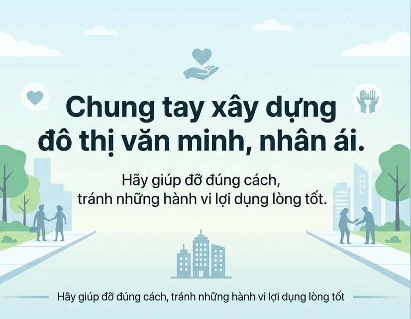 Để lòng nhân ái được trao gửi đúng nơi, đúng cách
