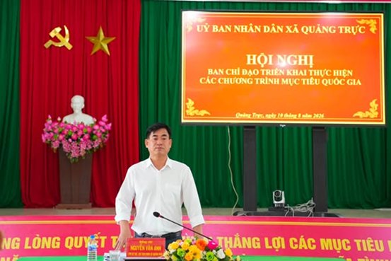 Quảng Trực triển khai thực hiện các Chương trình mục tiêu quốc gia