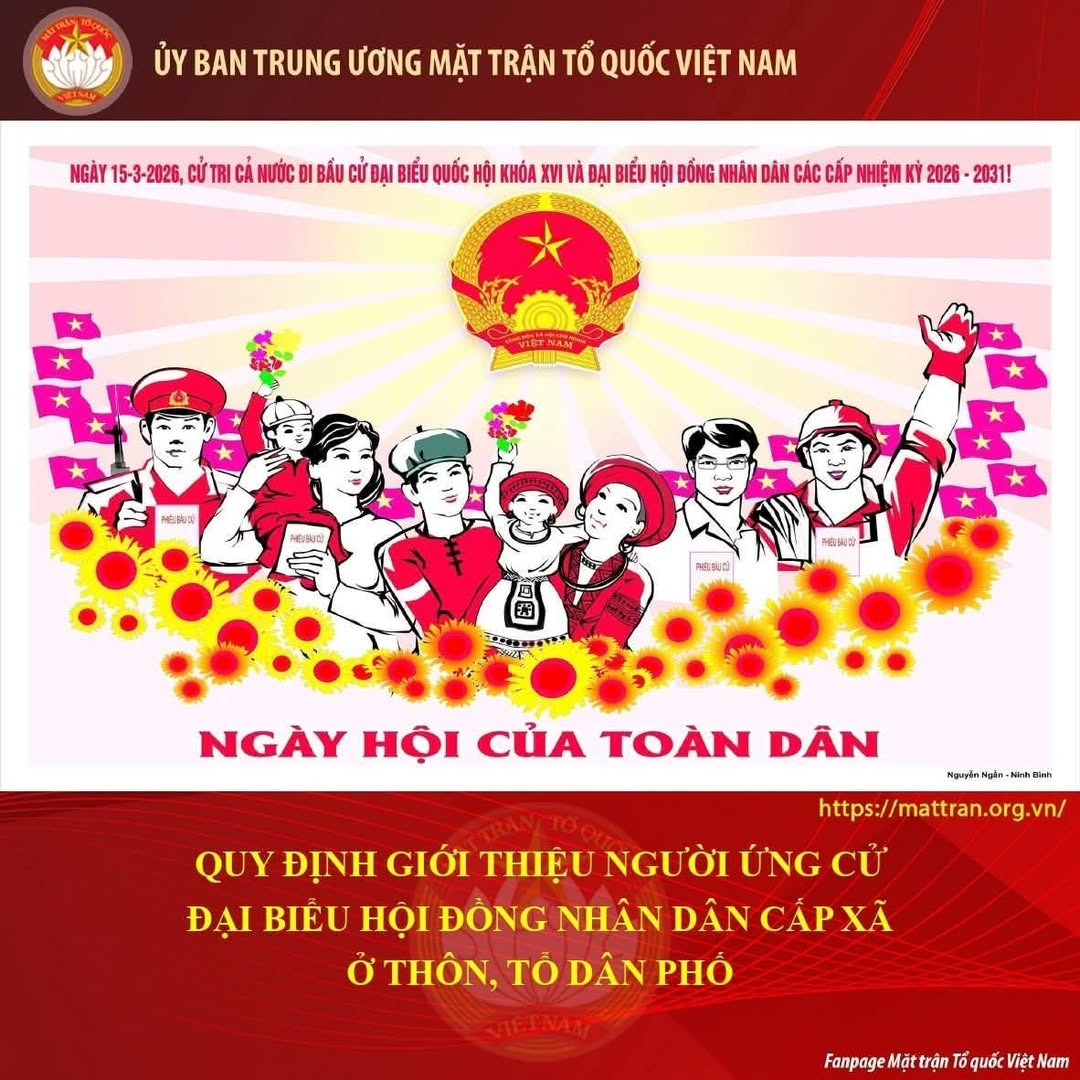 Quy định mới về việc giới thiệu người ứng cử đại biểu Hội đồng Nhân dân cấp xã tại thôn, tổ dân phố