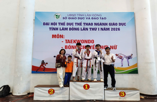 HỌC SINH PHƯỜNG LANGBIANG -ĐÀ LẠT THAM GIA ĐẠI HỘI TDTT NGÀNH GIÁO DỤC TỈNH LÂM ĐỒNG LẦN THỨ I - NĂM 2026 (GIAI ĐOẠN 1)